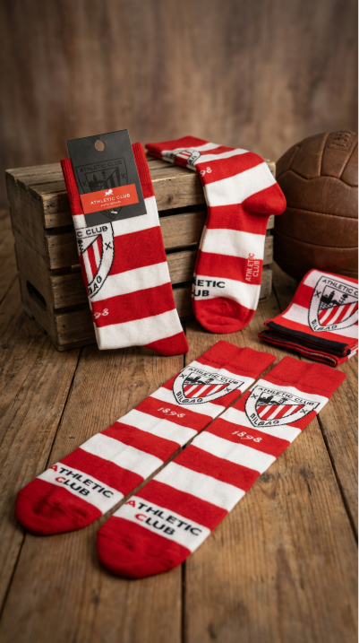 Calcetines personalizados con el escudo del Athletic Club